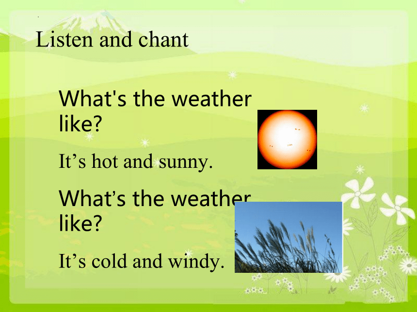 Module 1 Unit 1 What’s the weather like？ 课件(共19张PPT)