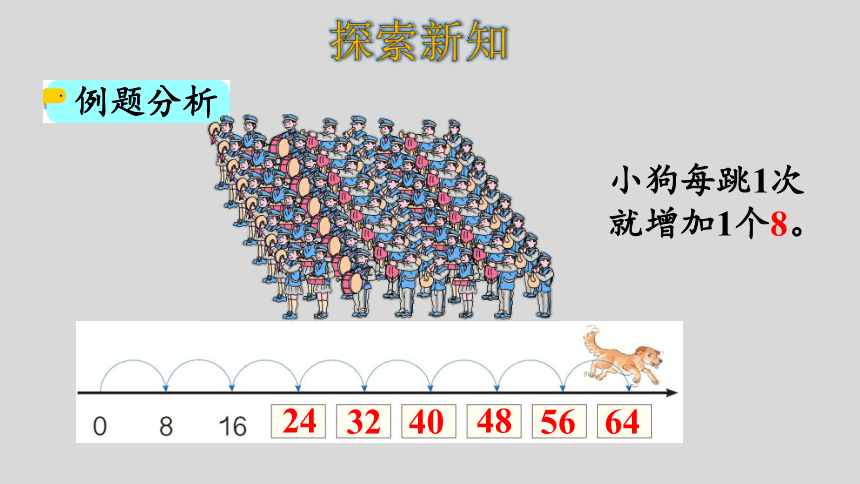 人教版数学二年级上册6.2   8的乘法口诀（1）课件（18张ppt）