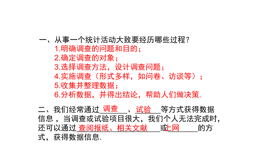 第六章 数据的收集与整理（单元小结）  课件（共27张PPT）