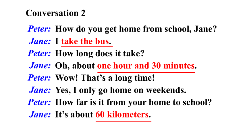 Unit 3 How do you get to school? Section A 2a-2e 课件31张
