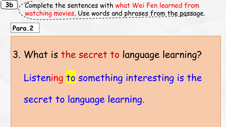 Section A 3a-3b课件Unit 1 How can we become good learners.（人教版九年级全册）