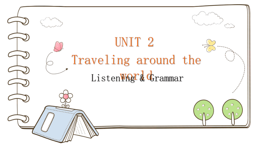 Module 1 Unit 2 Traveling around the world Listening & grammer课件（22张PPT)