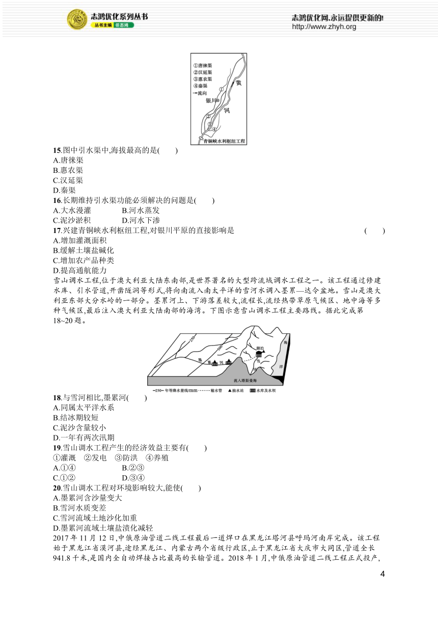 人教版选择性必修二综合测评(B)（word，含答案及解析）