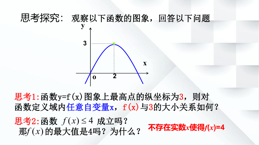 数学人教A版（2019）第三章3.2.1函数最大（小）值（共18张PPT）