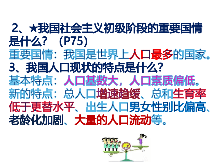 第六课 建设美丽中国 复习课件（19张PPT）