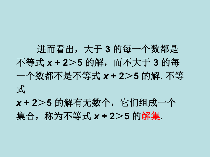 华东师大版数学七年级下册课件：8.2.1.不等式的解集(共18张PPT)