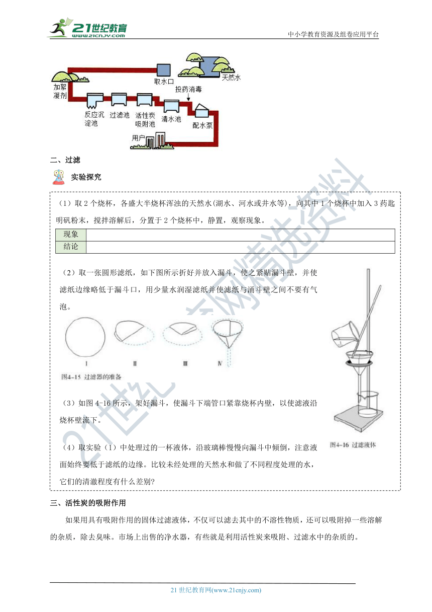 【人教版】九年级化学暑假自学专题十五：水的净化（学生版+教师版）