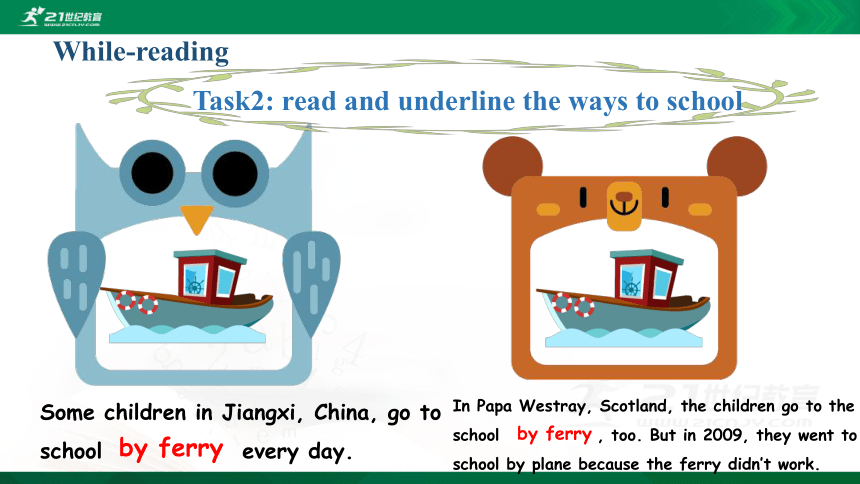 Unit2 Ways to go to school Part B  Read and write  课件（32张PPT)