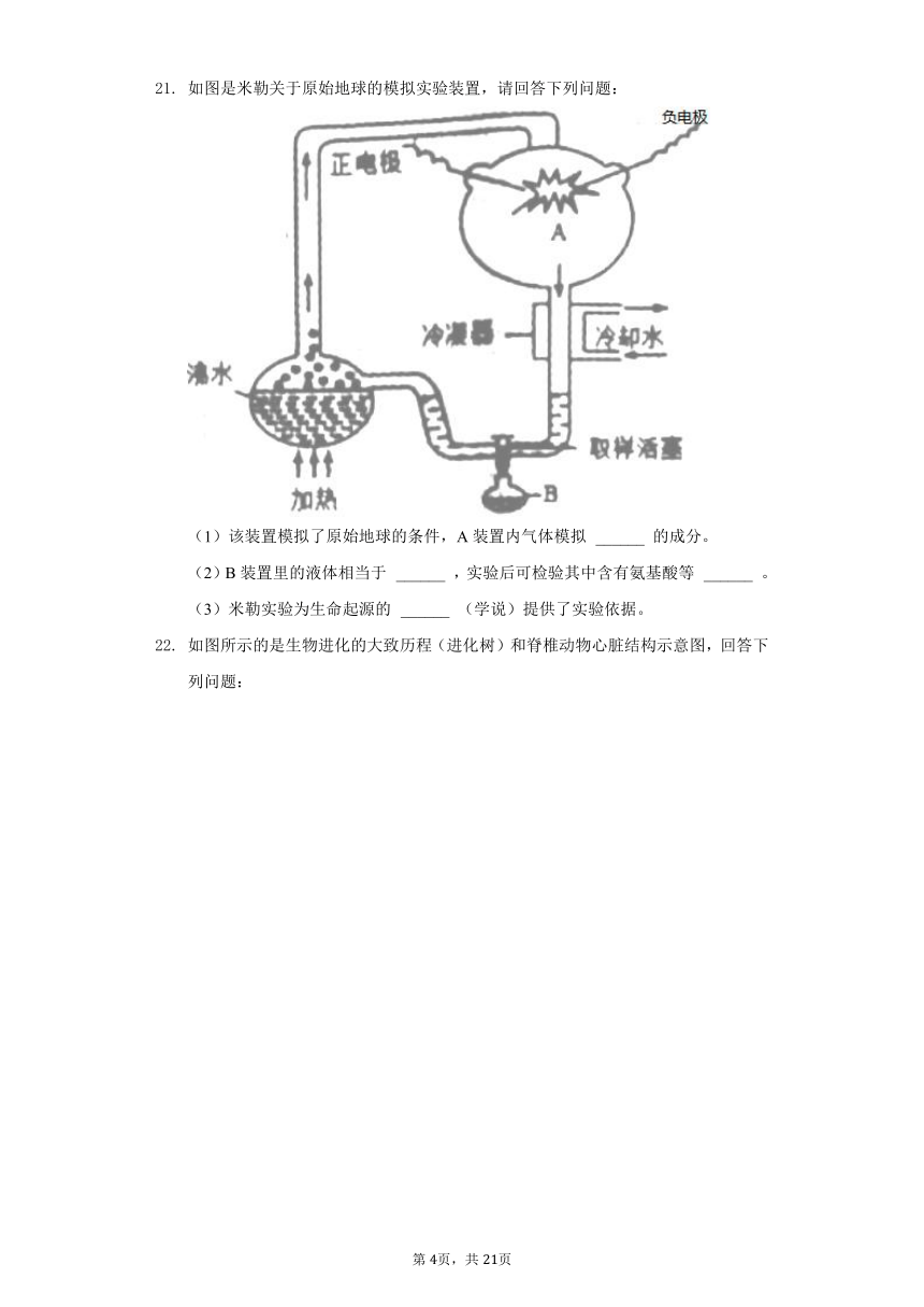 2020-2021学年山东省菏泽市郓城县八年级（下）期中生物试卷（含解析）