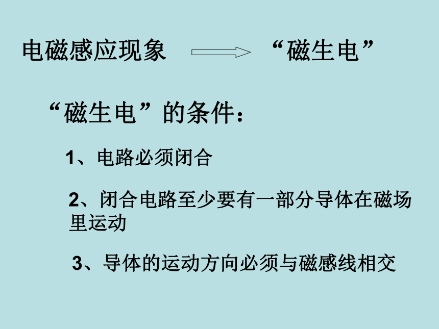 人教版九年级全册20.5 磁生电 课件(共22张PPT)