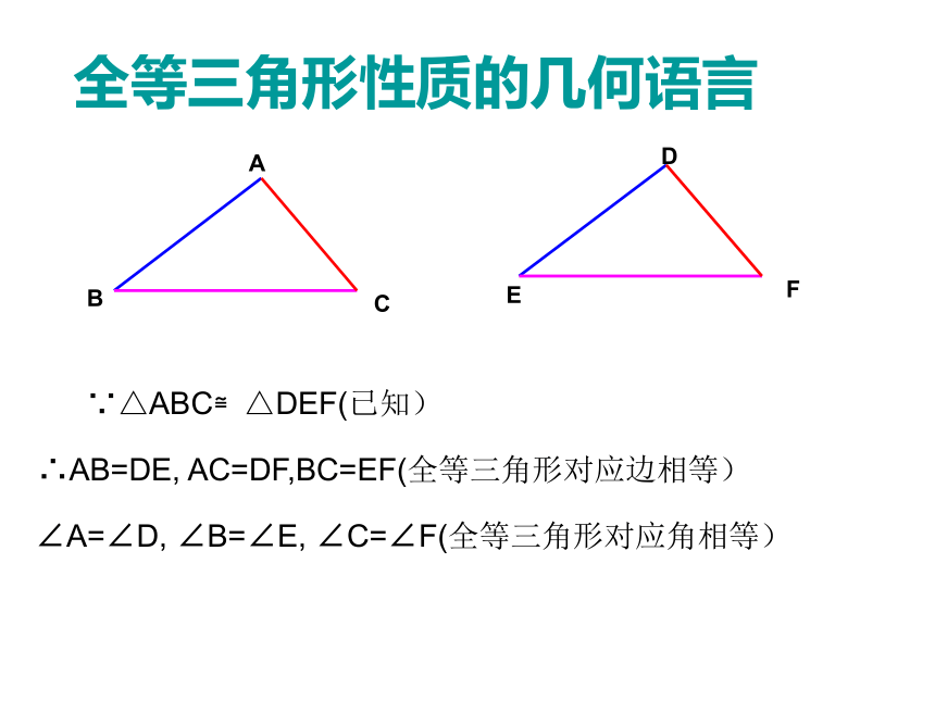 华东师大版数学八年级上册 13.2.2 全等三角形的判定条件 课件(共32张PPT)