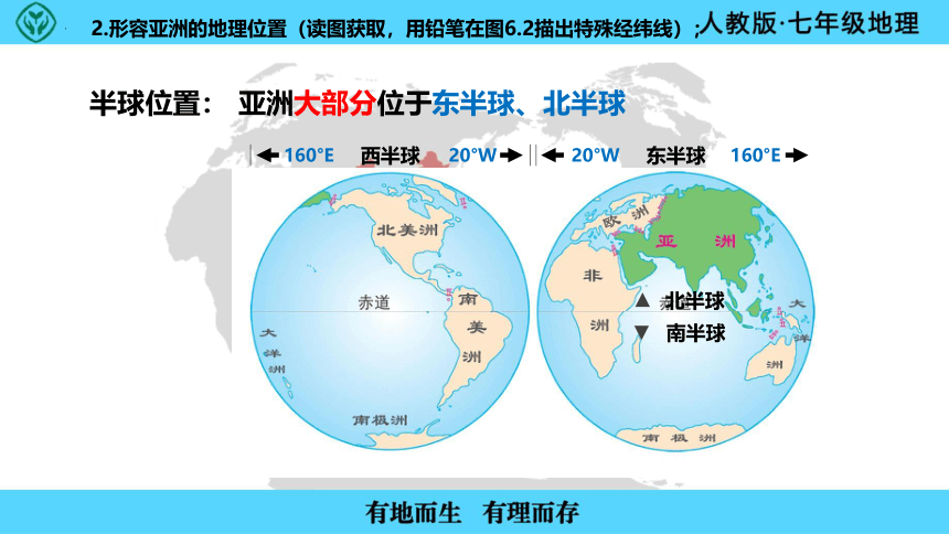 6.1亚洲的位置和范围课件(共33张PPT)-2022-2023学年七年级地理下学期人教版