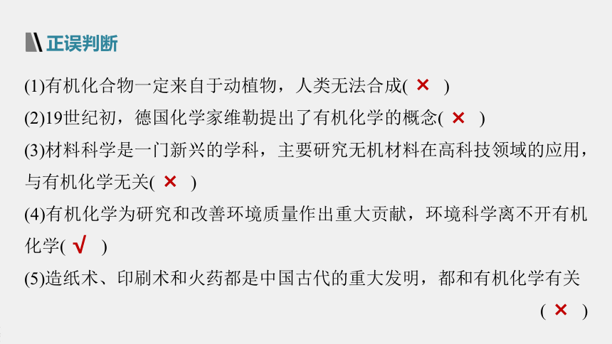 高中化学苏教版（2021）选择性必修3 专题1 第一单元　有机化学的发展与应用（47张PPT）