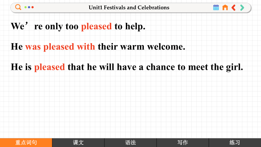 人教版（2019）  必修第三册  Unit 1 Festivals and Celebrations  Assessing Your Progress课件(共28张PPT)