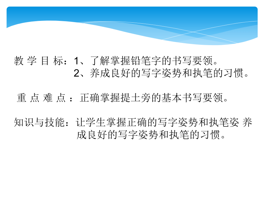 人美版四年级下册书法 4提土部 课件（15张PPT）