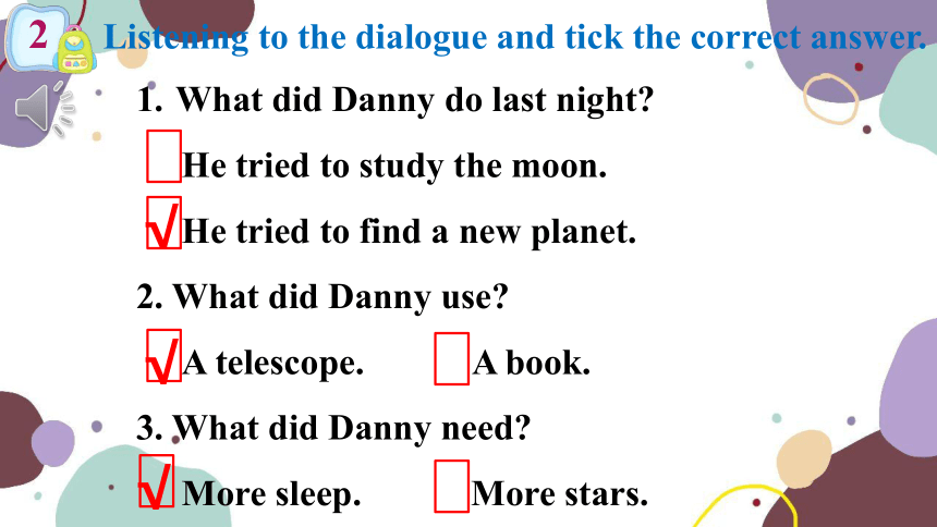冀教版九年级上册Unit 5 Look into Science Lesson27 Planet Danny课件(共20张PPT，内嵌音频)