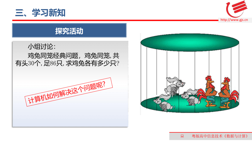 3.2算法及其描述　课件(共25张PPT)　-2022—2023学年高中信息技术粤教版（2019）必修1