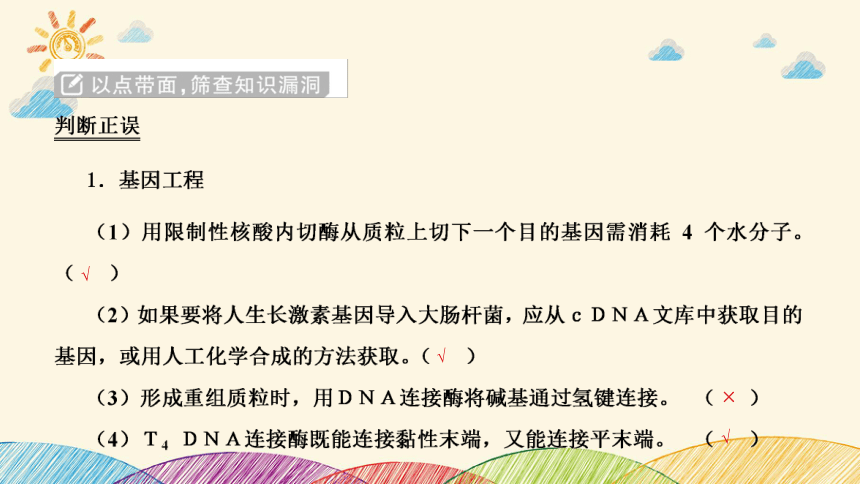 高考生物二轮重点讲练：第17讲　基因工程和细胞工程(共111张PPT)