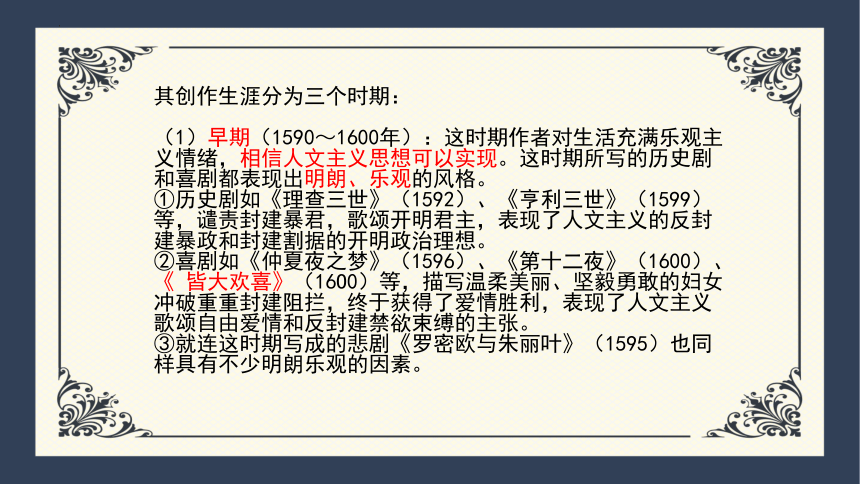 2021—2022学年统编版高中语文必修下册6《哈姆莱特》（课件47张）