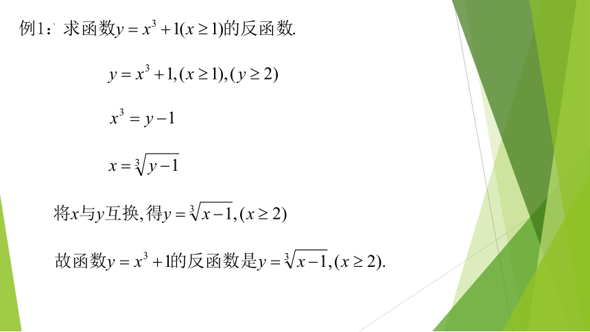 5.4反函数的概念（第1课时）（课件）高一数学课件（共16张PPT）