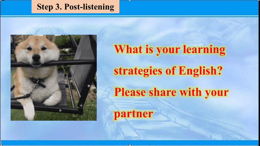 人教版（2019）必修一： Welcome unit  Listening and talking（15张ppt）