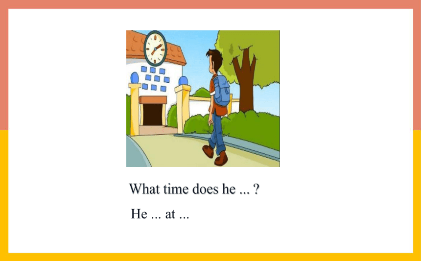 Unit 7 What time do you get up？Period 3课件(共17张PPT)