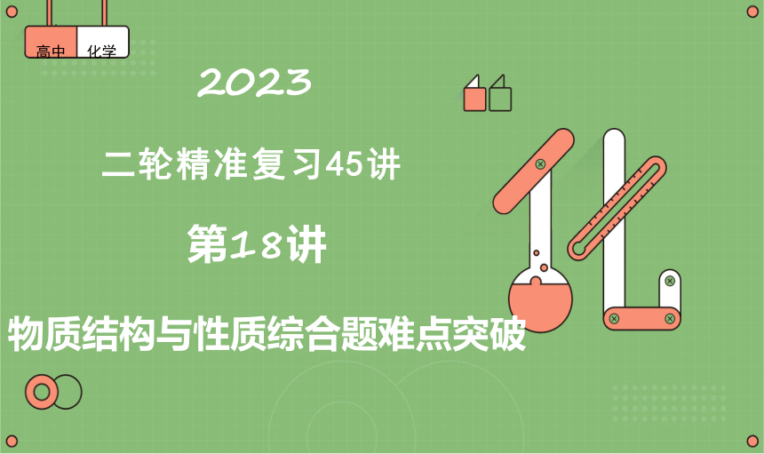 第18讲+物质结构与性质综合题难点突破（44张ppt）（精讲课件）-2023届高考二轮精准复习45讲（全国通用）