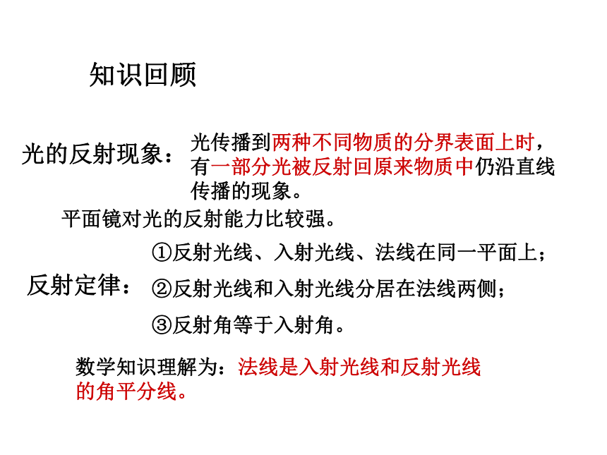 4.3 平面镜成像课件 2021－2022学年人教版物理八年级上册(共49张PPT)