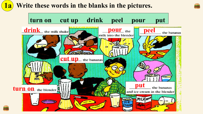 Unit 8 How do you make a banana milk shake Section A (1a-2d)课件+内嵌音视频