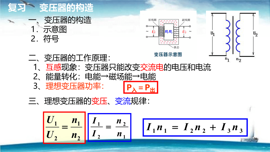 5.5电能的输送— 人教版高中物理选修3-2课件（26张PPT）