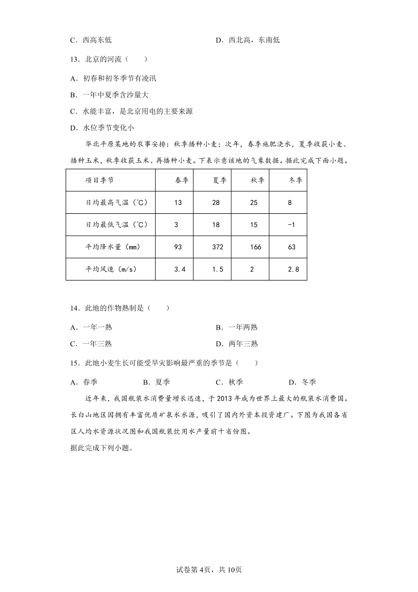 【高频考点精炼】（湘教版）八年级下册地理期末精选精练检测卷（含解析）