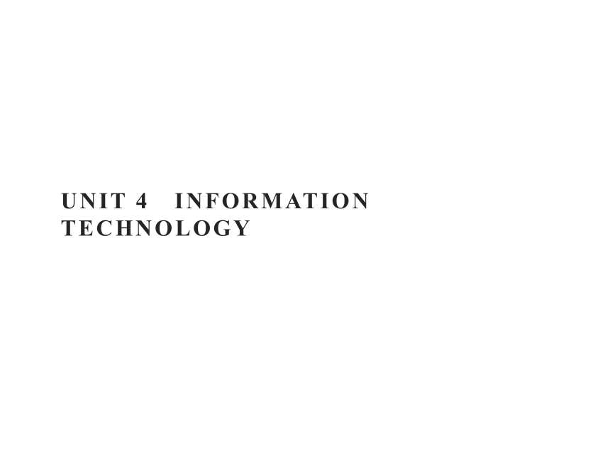 北师大版（2019）  必修第二册  Unit 4 Information Technology Section A课件(共87张PPT)