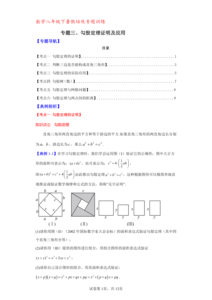 数学八年级下暑假培优专题训练3（含解析）