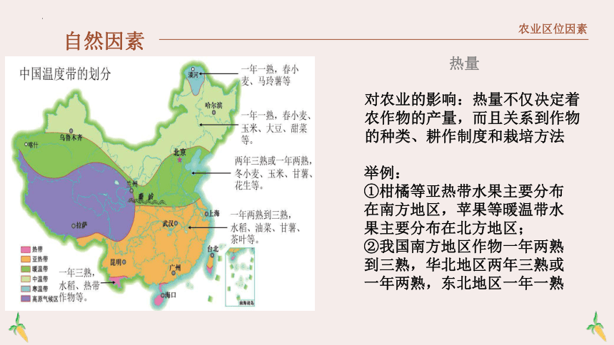 高中地理湘教版（2019）必修第二册3.1农业区位因素与农业布局（共54张ppt）