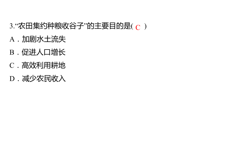 2024中考三轮复习课件 (36张PPT) 第31讲 贵州省和黄土高原