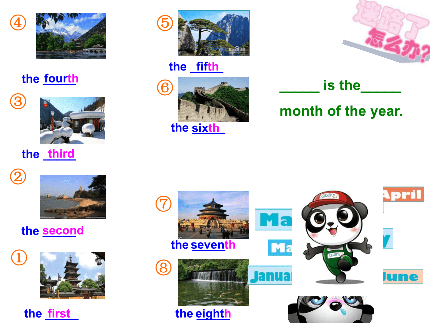 Unit5 July is the seventh month.（Lesson28) 课件（29张PPT）