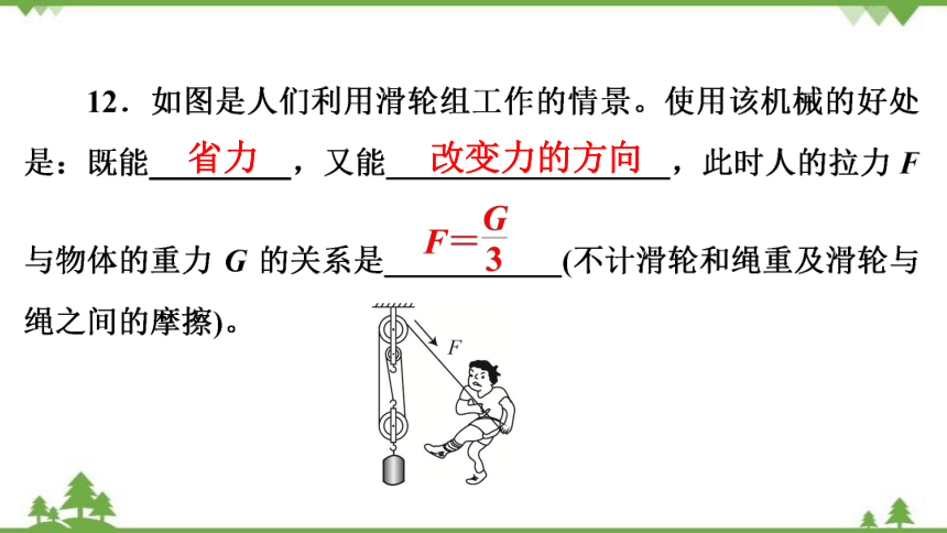 粤沪版物理八年级下册 第6章　《力和机械》单元测试题  课件(共35张PPT)