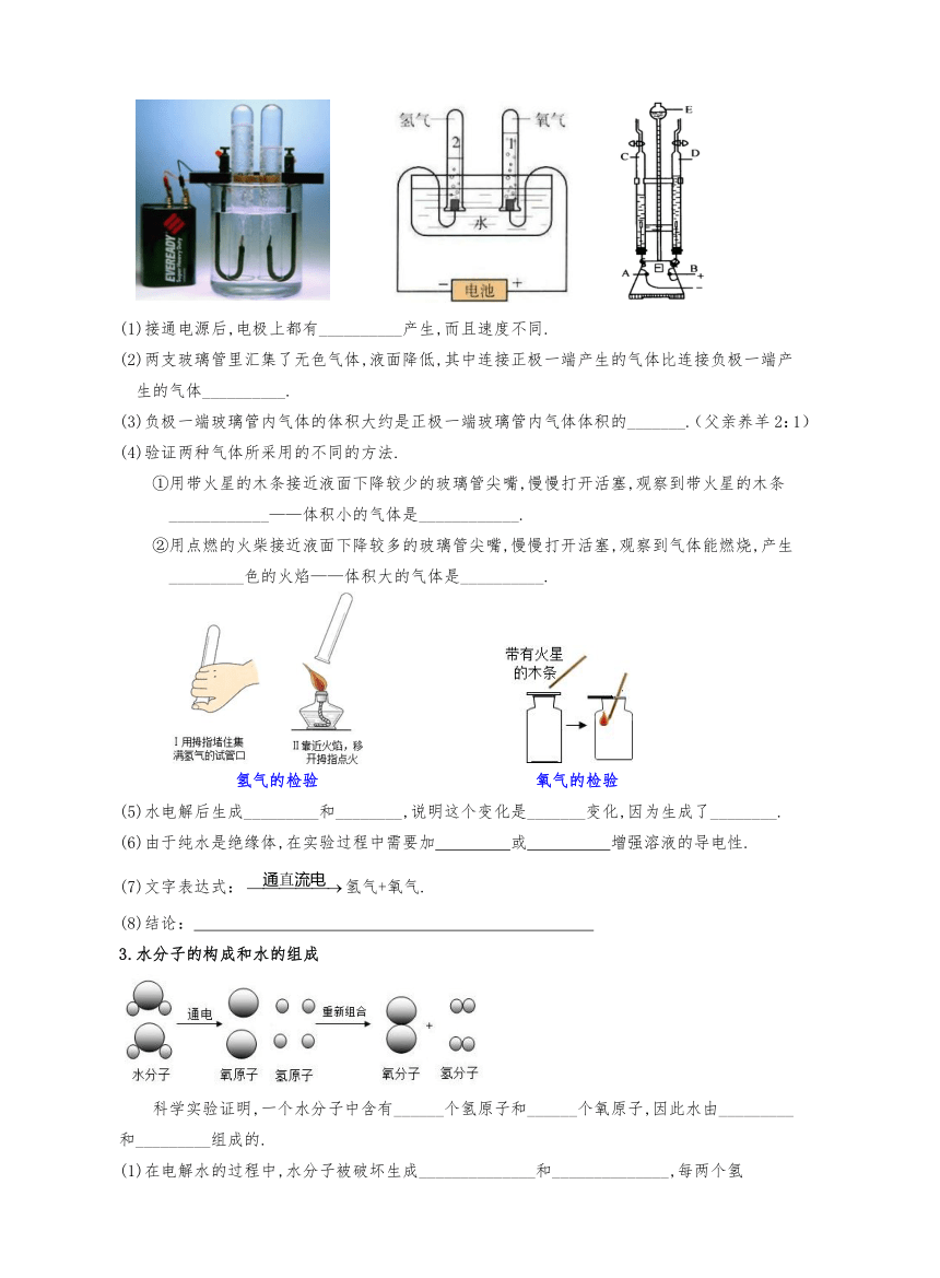 浙教版科学八上 4.水和溶液 暑假讲义（无答案）