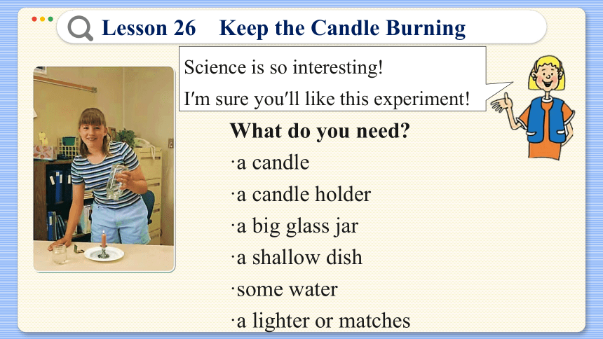 Lesson 26  Keep the Candle Burning 课件（共42张PPT)