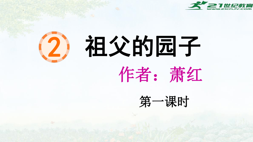 2 祖父的园子 第一课时 课件