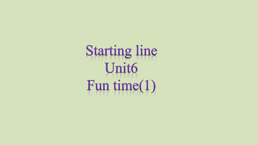 Unit 6 Jobs Fun time 综合课件 (共12张PPT)