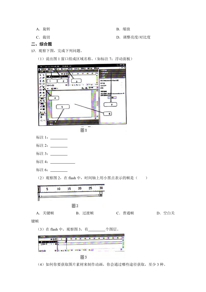 2023年信息技术中考综合复习与提升10：文本与图片（Word版，含答案解析）