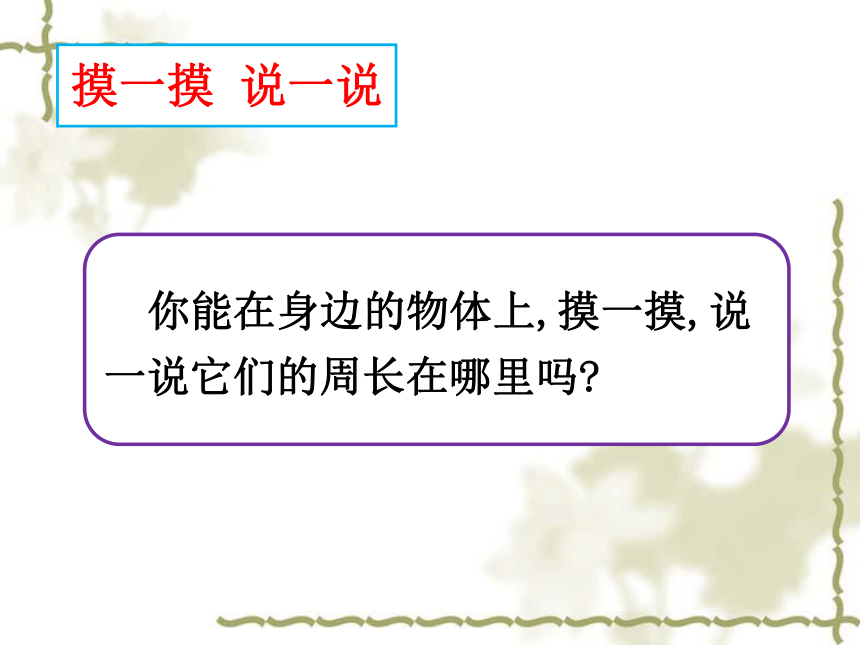 北师大版 数学三年级上册 5.1 什么是周长 课件（共16张PPT）