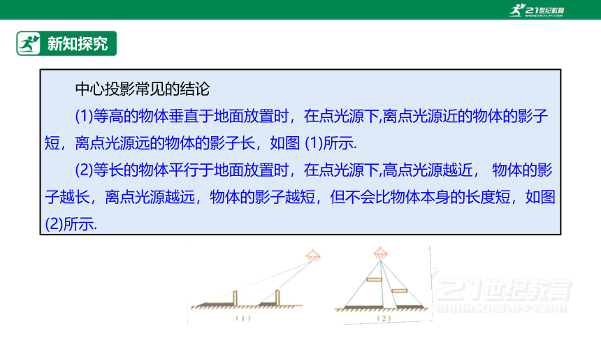 【原创精品】人教版数学九年级下册 29.1.1 《中心投影》课件 (共23张PPT)