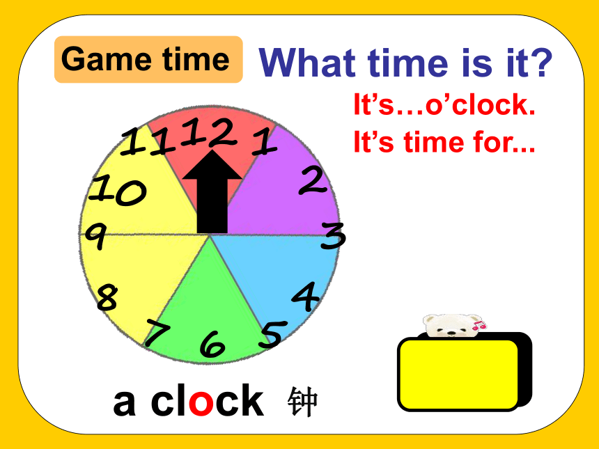 Unit 6 What time is it（Fun time-Cartoon time）课件（共28张）