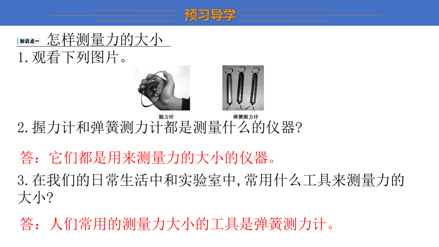 6.2 怎样测量和表示力 课件(共14张PPT) 2023-2024学年物理沪粤版八年级下册