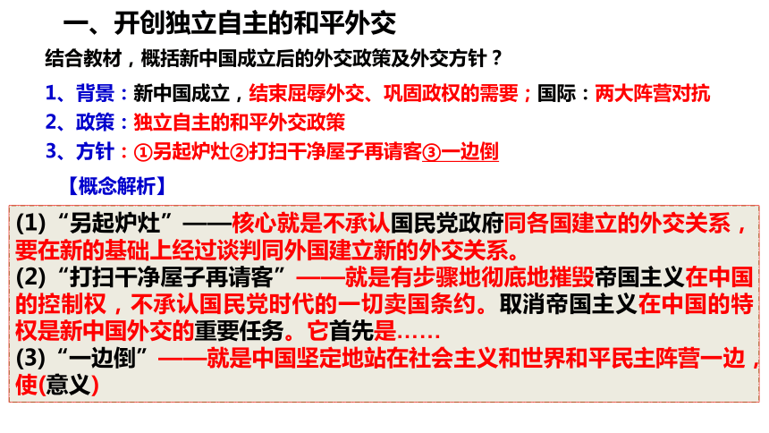 选择性必修1第14课 当代中国的外交 课件（13张PPT）