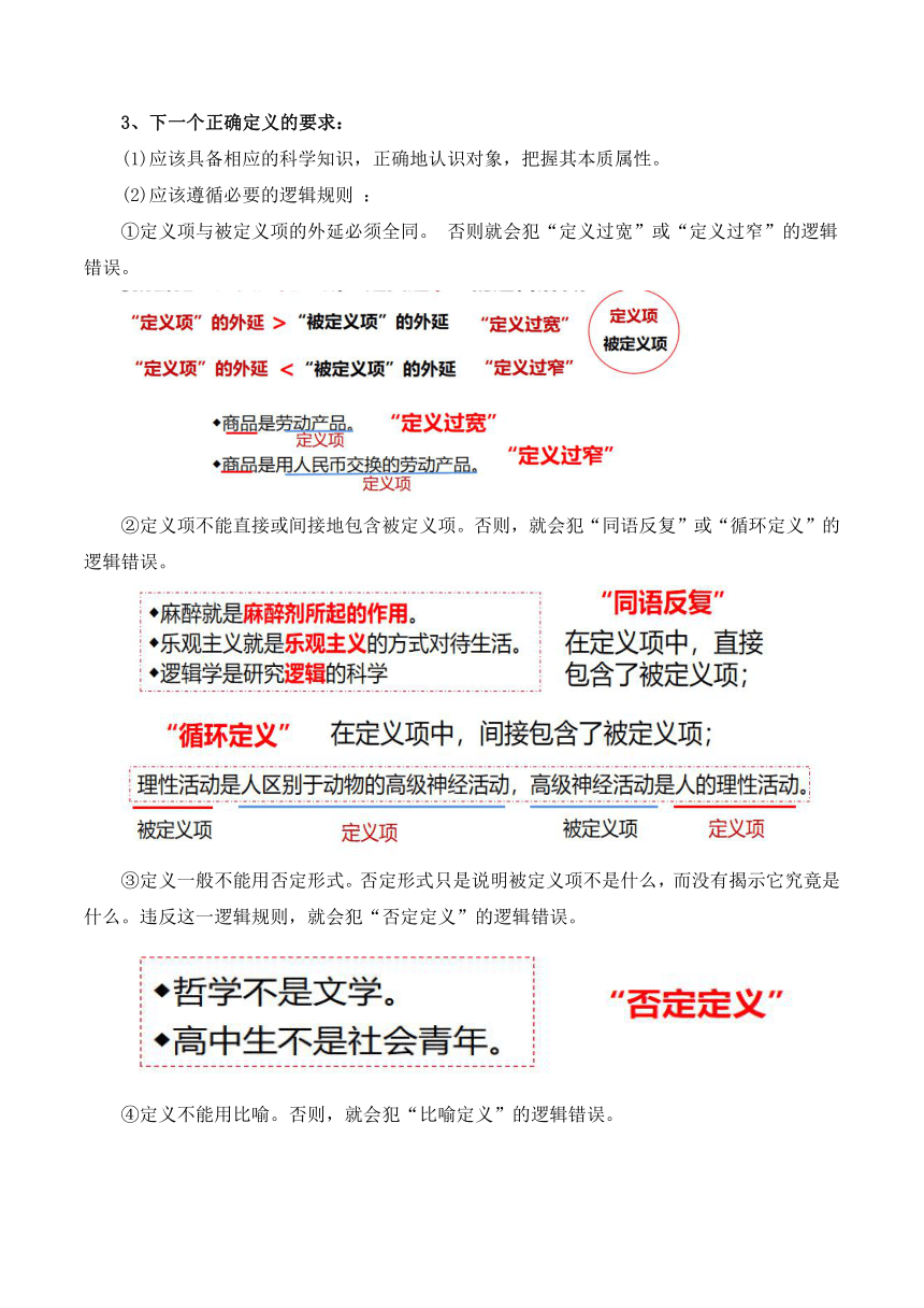 4.2明确概念的方法（教学设计）-【议题式教学】2022-2023学年高二政治下学期生动课堂优秀课件（统编版选择性必修3）