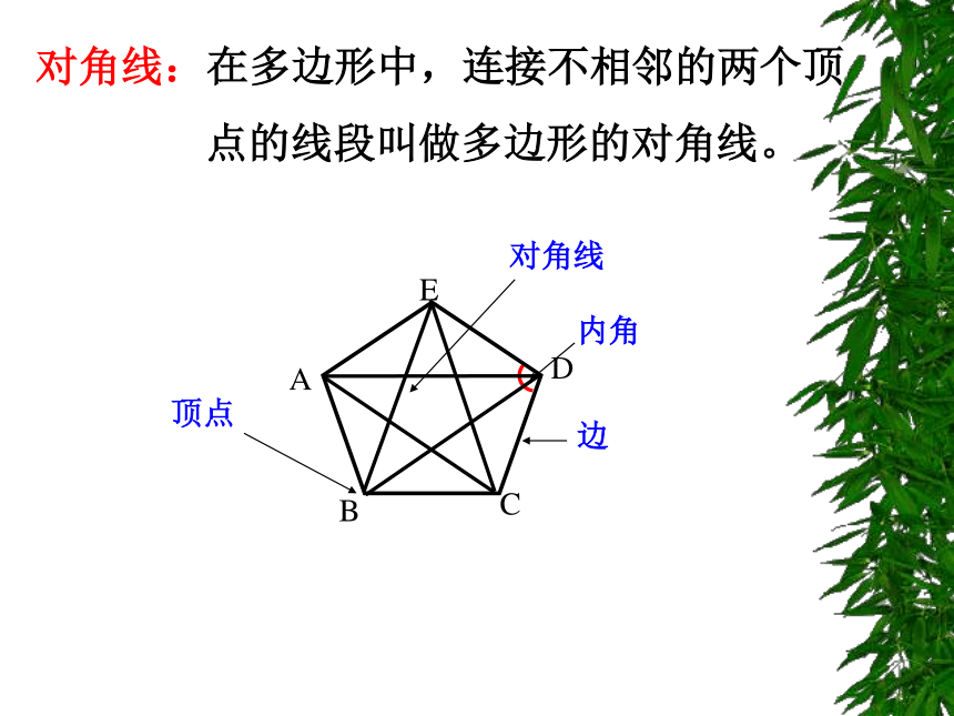 八年级数学上册5.4多边形内角和与外角和   第一课时多边形内角和 课件共19张PPT