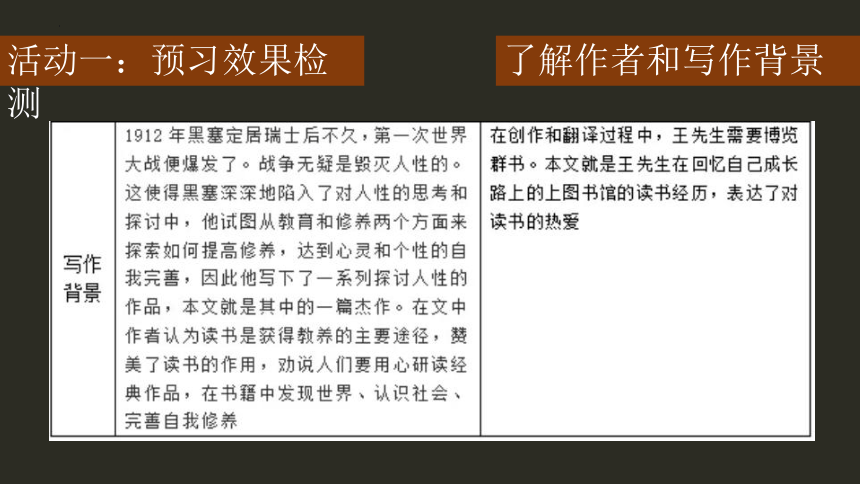 13.《读书：目的和前提》《上图书馆》课件(共17张PPT) 2022-2023学年统编版高中语文必修上册